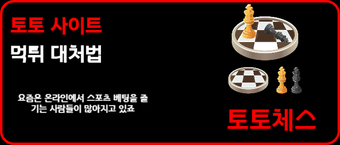 토토 사이트 먹튀 대처법